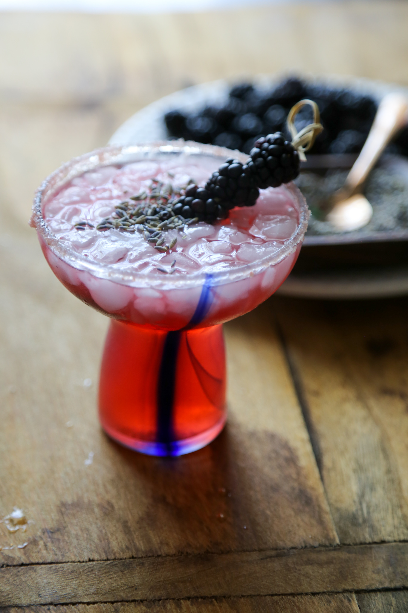 how to make a lavender blackberry margarita