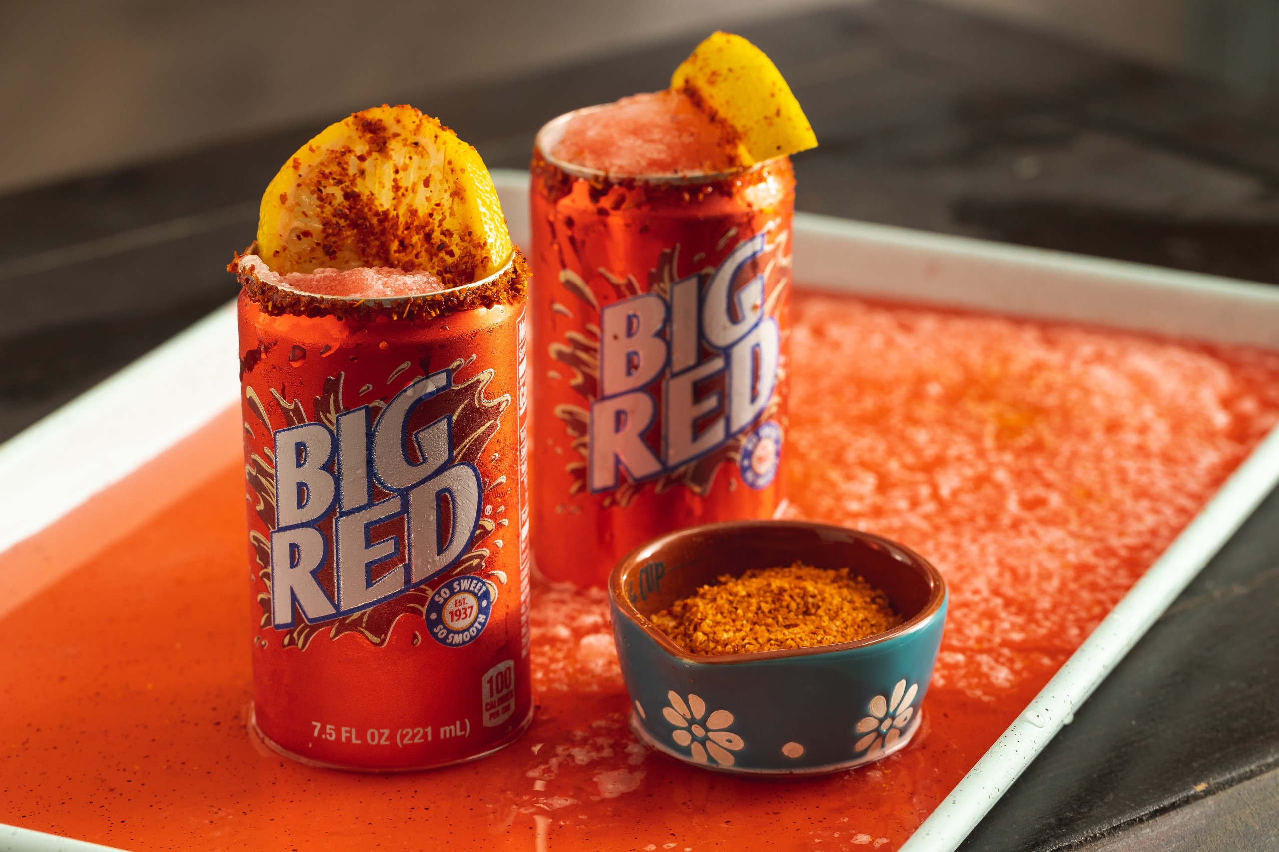 how to make frozne big red margaritas 